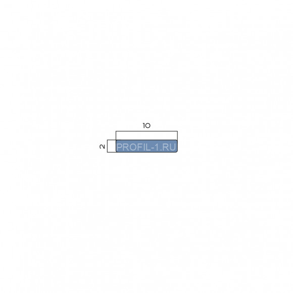 Алюминиевая полоса 10 мм NEEXY PV87-02 MS серебро матовое 2.7 м