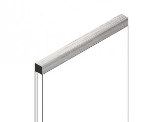 Декоративная рейка HiWood D12V1 GR24 из фитополимера под дерево 12мм х 12мм х 2.7м Декоративная рейка HiWood D12V1 GR24 из фитополимера под дерево 12мм х 12мм х 2.7м