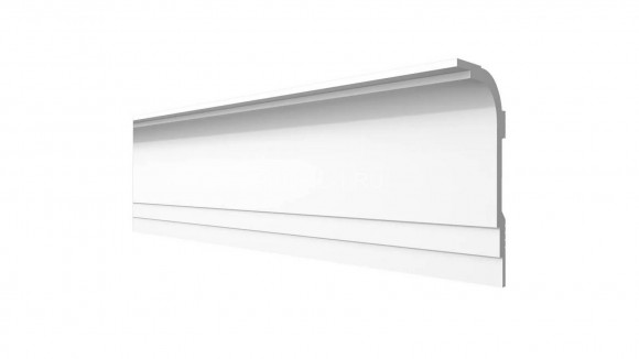 Потолочный плинтус Decor-Dizayn DD516 полистирол белый, под покраску 120х60х2000 мм