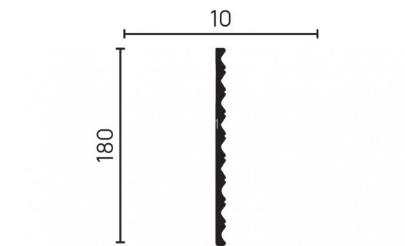 Стеновая декоративная панель 3D Decor-Dizayn DD908(3m) из полистирола белая, под покраску 180х10х3000 мм Стеновая декоративная панель 3D Decor-Dizayn DD908(3m) из полистирола белая, под покраску 180х10х3000 мм