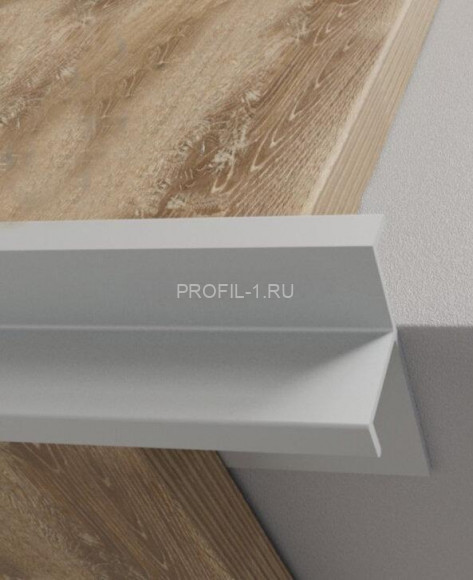 Алюминиевый профиль для наружних углов закладной 10 мм ПО-204 серебро матовое 2.7 м Алюминиевый профиль для наружних углов закладной 10 мм ПО-204 серебро матовое 2.7 м