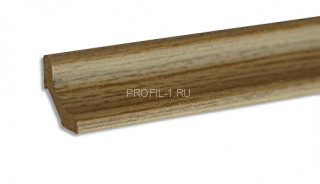 Галтель ПВХ Lemal вогнутая 20х20 мм Цвет 0038 Дуб 2,7 м