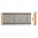 Молдинг DECOMASTER 150-55 (80x12x2400) цвет Серый перламутр Молдинг DECOMASTER 150-55 (80x12x2400) цвет Серый перламутр