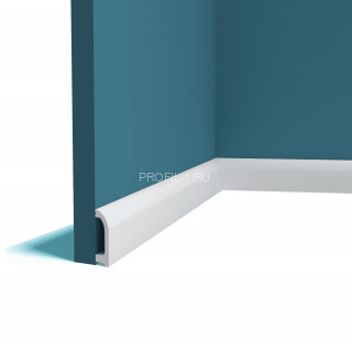 Напольный плинтус 65 мм Перфект Плюс P150 белый 200 см Напольный плинтус 65 мм Перфект Плюс P150 белый 200 см