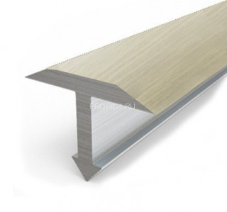 Алюминиевый профиль Т-образный 26 мм Т-26 КД Дуб жемчужный 2,7 м (упаковка 10 штук)