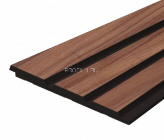 Стеновая панель Hiwood LV124 BR396K под дерево 120х12 мм 2,7 м Стеновая панель Hiwood LV124 BR396K под дерево 120х12 мм 2,7 м