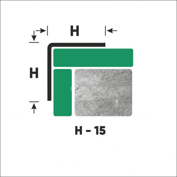 Уголок из нержавеющей стали равнополочный 15х15 мм FL 15 GS золото сатинированное 300 см Уголок из нержавеющей стали равнополочный 15х15 мм FL 15 GS золото сатинированное 300 см
