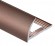 Профиль С-образный алюминий для плитки 10 мм PV08-14 eco розовый матовый 2,7 м