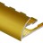Профиль для плитки С-образный алюминий гибкий 8 мм PV19-04 золото матовое 2,7 м