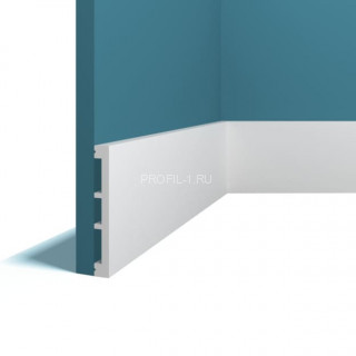 Напольный плинтус Перфект Плюс P75 белый дюрополимер 13х102 мм 200 см Напольный плинтус Перфект Плюс P75 белый дюрополимер 13х102 мм 200 см