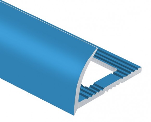 Алюминиевый профиль для плитки С-образный 12 мм PV18-31 синий Ral 5015 2,7 м