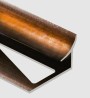 Уголок для плитки внутренний алюминий 10 мм PV28-07 бронза блестящая 2,7 м