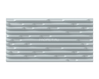 Декоративная стеновая 3D панель AQUA Dekohaus 3D TECHNO белая полистирол 450х900х34 мм