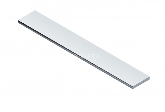 Алюминиевая полоса 10 мм NEEXY PV87-03 BS серебро блестящее 2.7 м