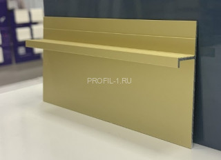 Теневой плинтус Евротрим 5957.00 золото анодированный 2 м