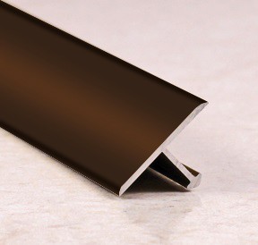 Т-образный профиль 13 мм алюминий ПТ-13 бронза глянец 2,7 м
