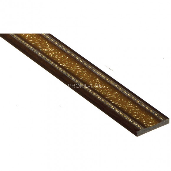 Молдинг DECOMASTER 188-51 (40x8x2400) цвет Коричневый с золотом Молдинг DECOMASTER 188-51 (40x8x2400) цвет Коричневый с золотом