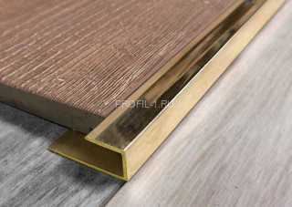 Латунный П-профиль окантовочный LT100 ON 15х10 полированный 2,7м Латунный П-профиль окантовочный LT100 ON 15х10 полированный 2,7м