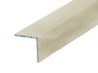 Алюминиевый уголок 40х40 мм равнополочный КД Дуб жемчужный 2,7 м (упаковка 10 штук)
