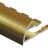 Профиль С-образный гибкий алюминий для плитки 8 мм PV10-05 eco золото блестящее 2,7 м