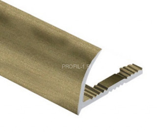 Профиль для плитки С-образный алюминий гибкий 8 мм PV19-08 шампань матовая 2,7 м Профиль для плитки С-образный алюминий гибкий 8 мм PV19-08 шампань матовая 2,7 м