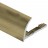 Профиль для плитки С-образный алюминий гибкий 8 мм PV19-08 шампань матовая 2,7 м