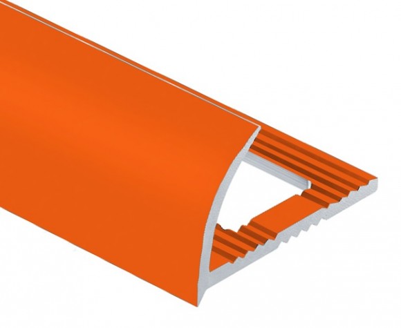 Алюминиевый профиль для плитки С-образный 12 мм PV18-28 оранжевый Ral 2004 2,7 м