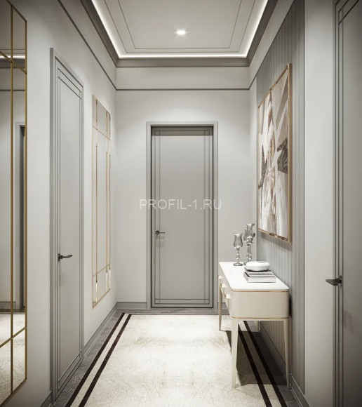 Потолочный плинтус Decor-Dizayn DD518 полистирол белый, под покраску 125х45х2000 мм