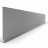 Алюминиевый напольный плинтус 80 мм Диал ПЛ-80 0034 серый RAL 9006 3 м