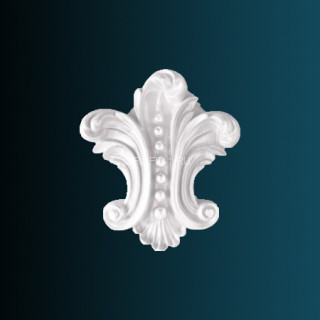Декоративный орнамент Перфект G2075 белый 137х118х25 мм