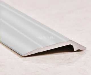 Разноуровневый порог алюминиевый с насечками 28 мм ПО-28х6 серебро глянец 2,7 м Разноуровневый порог алюминиевый с насечками 28 мм ПО-28х6 серебро глянец 2,7 м