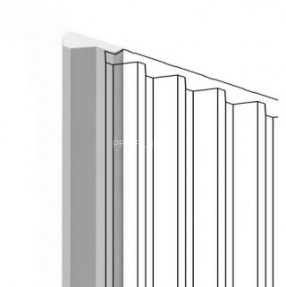 Финишный молдинг для панелей 12х23 мм HiWood LF136A NP белый 2,7 м Финишный молдинг для панелей 12х23 мм HiWood LF136A NP белый 2,7 м