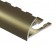 Профиль С-образный гибкий алюминий для плитки 8 мм PV10-09 eco шампань блестящая 2,7 м