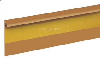 Плинтус ребристый для ковролина Cezar 107 карамель 2,5 м Плинтус ребристый для ковролина Cezar 107 карамель 2,5 м