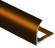 Профиль для плитки С-образный внешний алюминий 12 мм PV24-11 коричневый блестящий 2,7 м