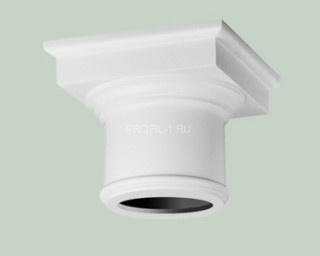 Капитель колонны Orac Decor K1112 белая полистирол 300х365х365 мм