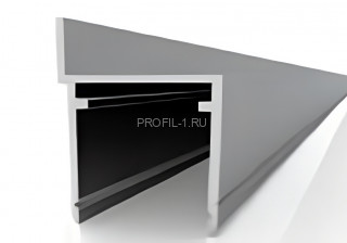 Алюминиевый дверной профиль под ЛДСП панель 16 мм Диал СТП-002 20.2х30.7 мм серебро 3 м Алюминиевый дверной профиль под ЛДСП панель 16 мм Диал СТП-002 20.2х30.7 мм серебро 3 м