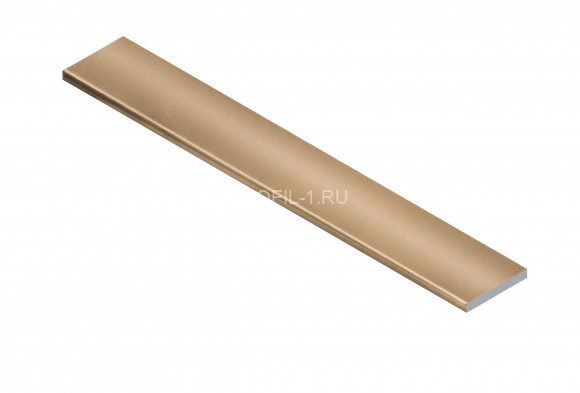 Алюминиевая полоса 10 мм NEEXY PV87-05 BG золото блестящее 2.7 м