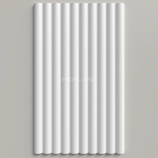 Стеновая декоративная панель 3D Decor-Dizayn DD910 из полистирола белая, под покраску 240х13х2000 мм