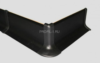 Фурнитура для плинтуса Effector уголок внешний Q 63.005 черный