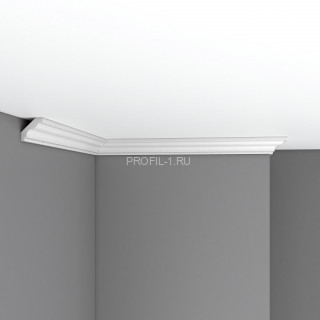 Плинтус потолочный гибкий FLEXIBLE 35х35х2400 мм Decomaster 96230 FL из полиуретана белый под покраску Плинтус потолочный гибкий FLEXIBLE 35х35х2400 мм Decomaster 96230 FL из полиуретана белый под покраску