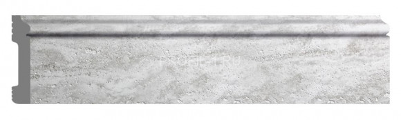Плинтус напольный DECOMASTER D005-1634 ДМ(79x13x2400) с кабель-каналом Кварц белый