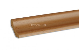 Галтель ПВХ Lemal вогнутая 20х20 мм Цвет 0042 Бук 2,7 м