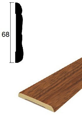 Наличник ПВХ 68 мм Lemal 22068 Цвет 8520 Орех грецкий 2,2 м Наличник ПВХ 68 мм Lemal 22068 Цвет 8520 Орех грецкий 2,2 м