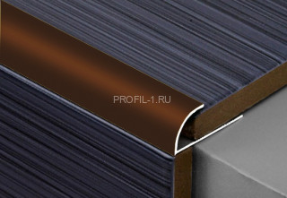 Профиль С-образный алюминий 10 мм ПО-9 бронза глянец 2,7 м Профиль С-образный алюминий 10 мм ПО-9 бронза глянец 2,7 м