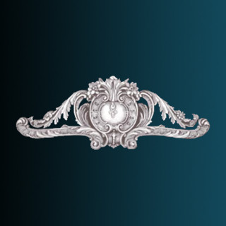 Декоративный орнамент Перфект G2077 белый 305х800х50 мм