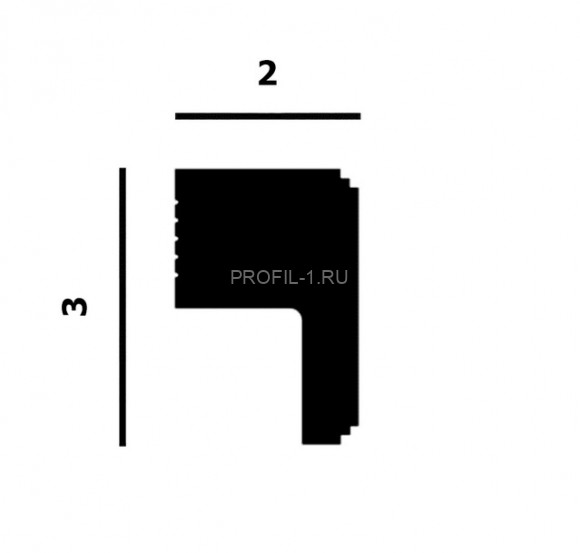 Молдинг 30 мм Перфект Плюс P179 белый 200 см