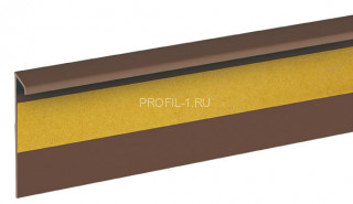 Плинтус ребристый для ковролина Cezar 110 махагон 2,5 м Плинтус ребристый для ковролина Cezar 110 махагон 2,5 м