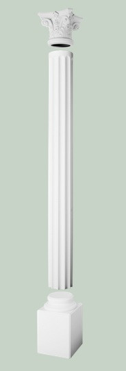 Капитель колонны Orac Decor K1122 белая полистирол 300х360х360 мм