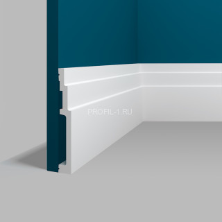 Напольный плинтус Перфект Плюс P110 белый ударопрочный 18х130 мм 2 м Напольный плинтус Перфект Плюс P110 белый ударопрочный 18х130 мм 2 м